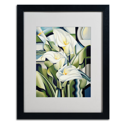 Cadre photo « cubist lilies », reproduction sur toile