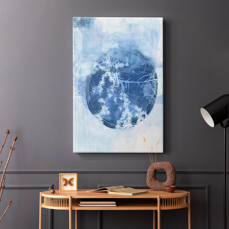 Ciel d'hiver - Cavas enveloppés de galerie, H 18 po x l 12 po