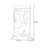 Modern Entryway Coat Rack with Shelf-96119526