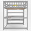 Lit mezzanine avec bureau intégré et tablettes-113752952-113752948