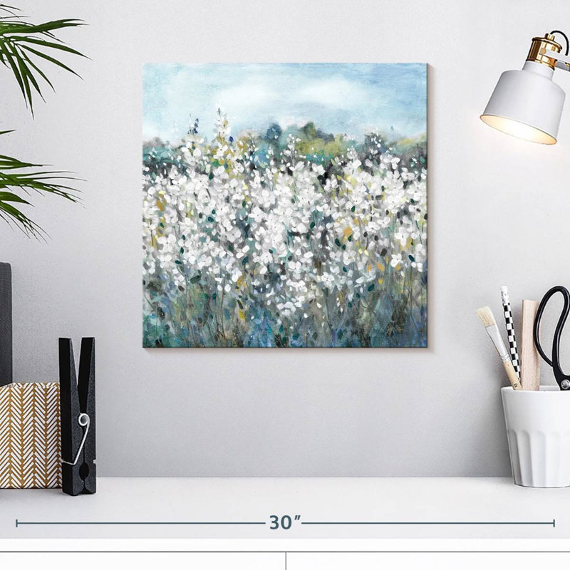 Fields In Bloom, 16" H x 16" W