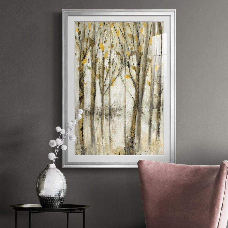 Voir la lumière - Tableau encadré en verre, grand format, pour salon, H 26,5 po x l 36,5 po x P 1,5 po, Argent