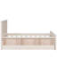 Lit plateforme avec lit gigogne escamotable et tablettes-982048355-982048354