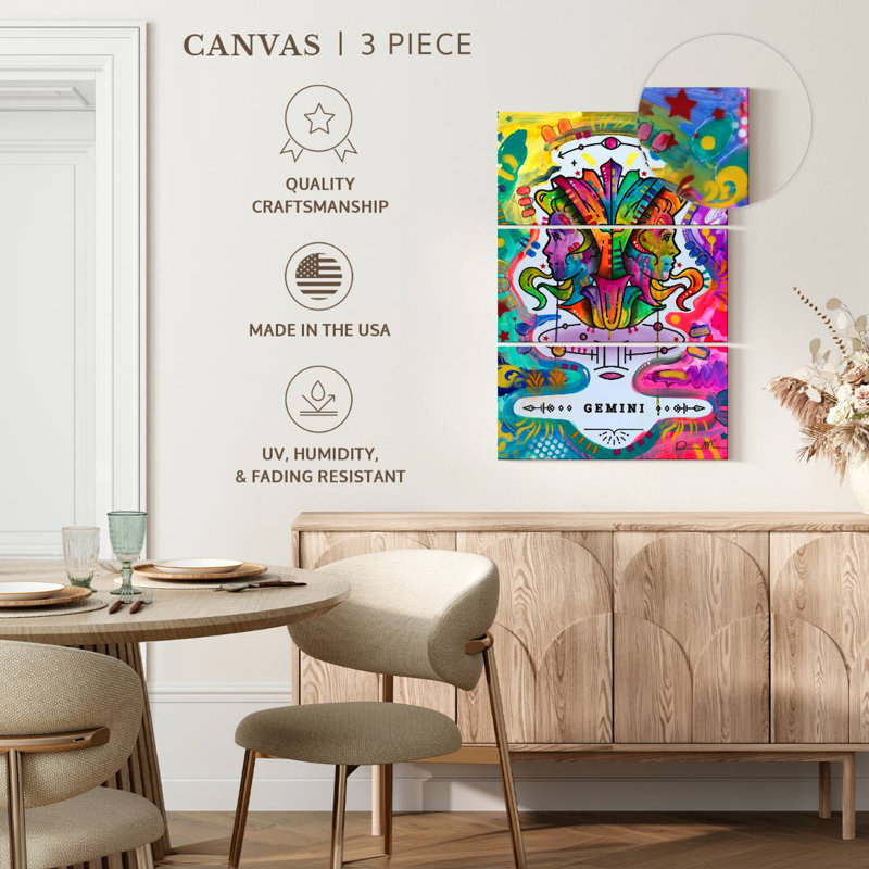 Gémeaux colorés Adella, H 32 po x l 20 po