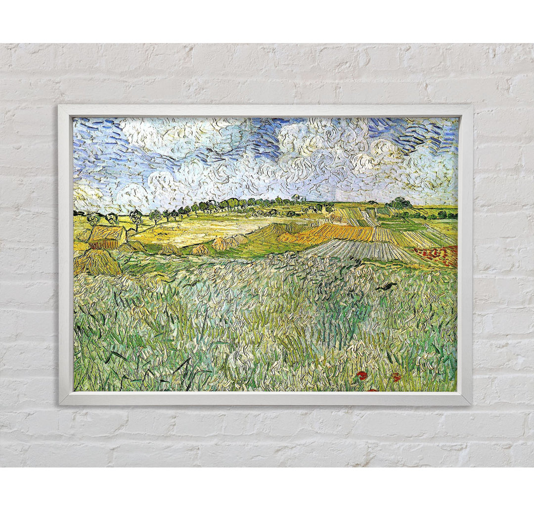 Van Gogh Auvers mit Regenwolken - Druck