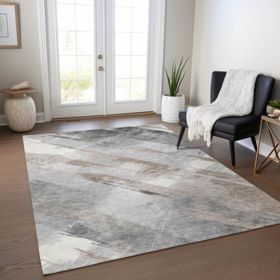 Tapis intérieur / extérieur brun Prestavia 