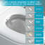 Toilette allongée pour bidet MONSFEST 1,28 gallons GPF