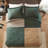 3 Pieces Full/Queen Comforter Set,Green