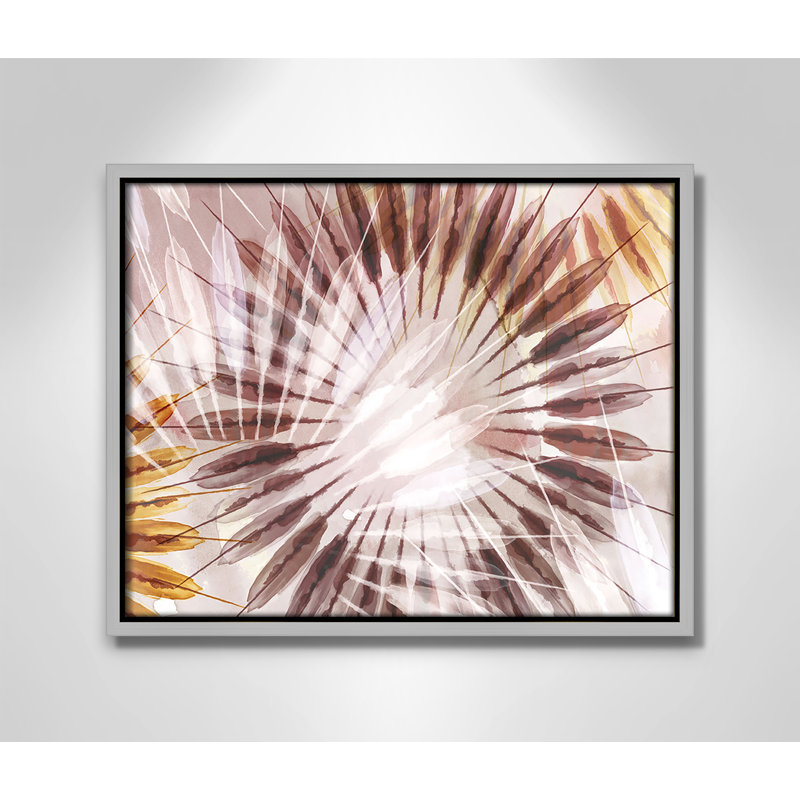 Danse des rayons II par Eva Watts, Argent, H 12,5 po x l 15,5 po