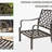 Outdoor 7-Piece Patio Dining Set With Metal Table, Swivel And Dining Chairs, Removable Cushions For Garden, Lawn, And Yard-812166866