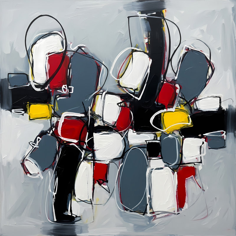 Tangled Syntax, 24" H x 24" W