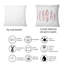 Rectangle,Moon Phases - Modern Printed Throw Pillow