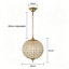 Crystal Globe Chandelier