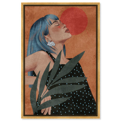 «Reed Moon Portrait Canvas Modern Boho Portrait Wall Art» par Art Remedy