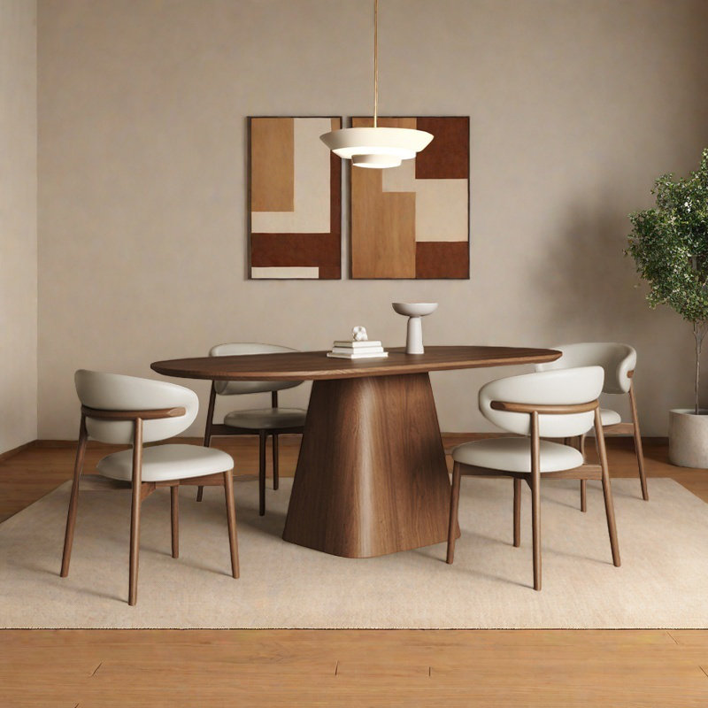 Ensemble de table et chaises de style rétro, H 29,52 po x L 70,86 po x l 35,43 po