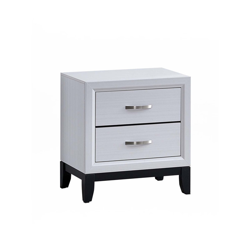 Table de chevet Glasgow G04390-N, blanc