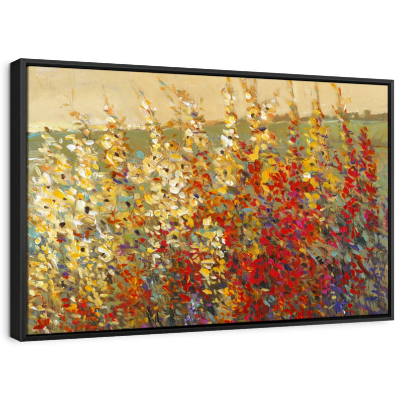 «Field of Spring Flowers I», reproduction sur toile, H 13 po x l 19 po