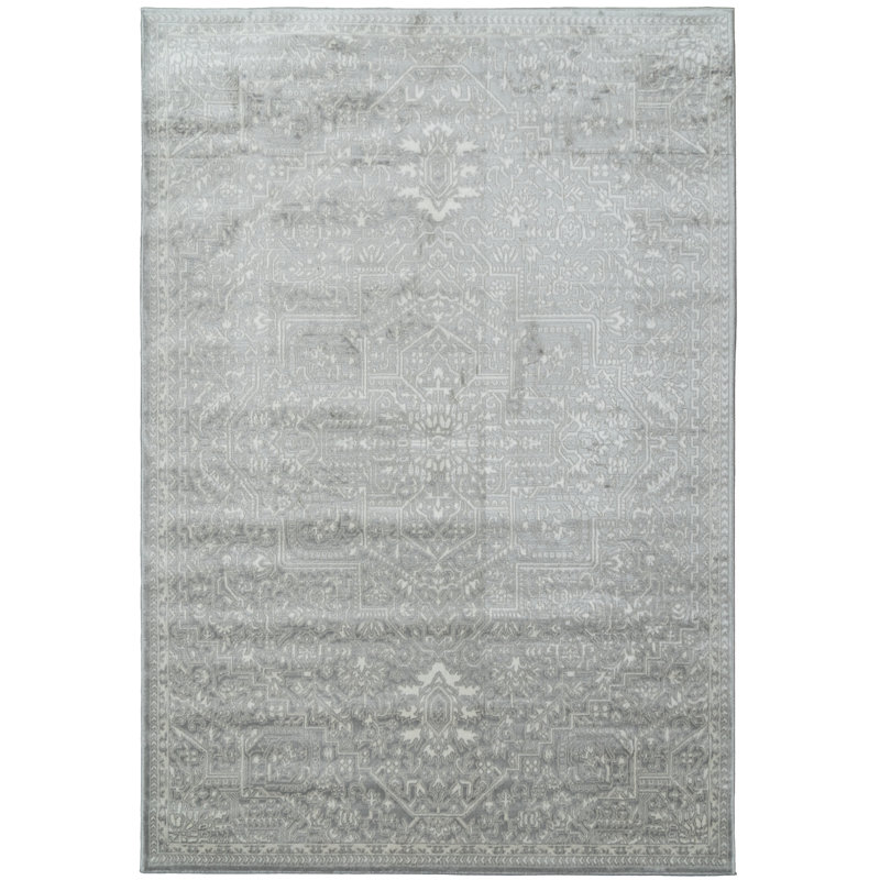 Clarissa 5.3X7 19903-890 BEIGE/GREY, Rectangle 5'2" x 7'