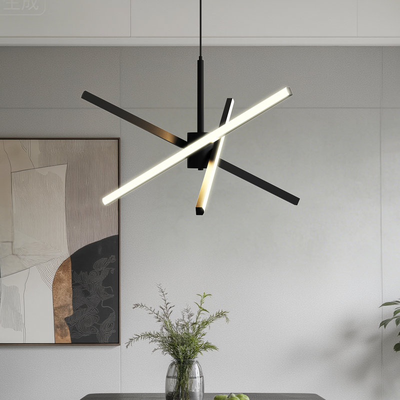 23.6In. 3 - Light Linear LED Sputnik Chandelier