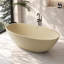 x 29.53'' Freestanding Soaking Solid Surface Bathtub