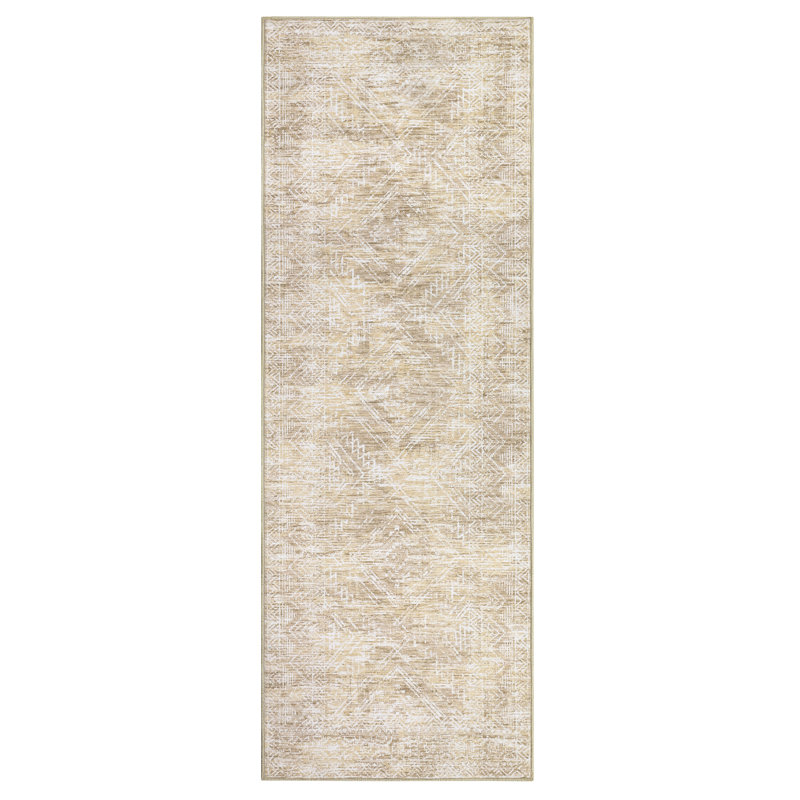 Modern Machine Washable Rug Non-Slip Area Rug for Living Room Low-Pile Rug Indoor Floor Cover for Bedroom Dining Room Hallway Kitchen Office
