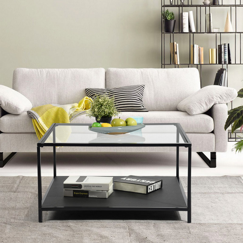 4 Legs Coffee Table with Storage