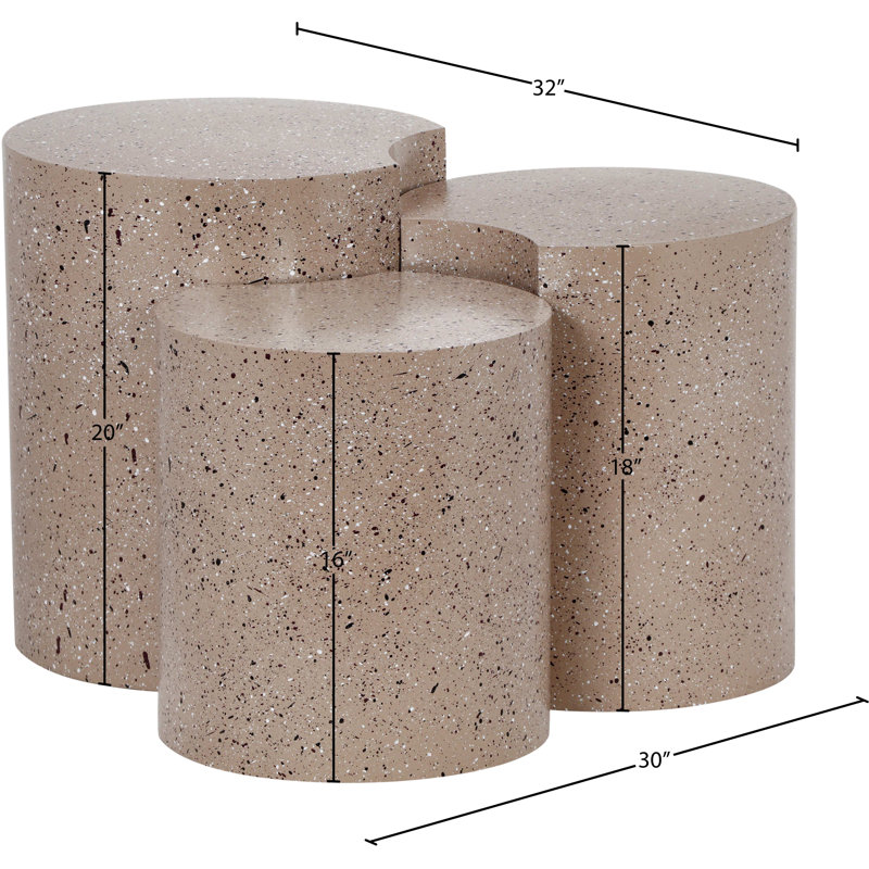Table de bout Hylie, Taupe