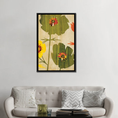 «Garden of Delights I» par Liz Jardine - Estampe numérique sur toile tendue avec châssis