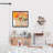 Red Bedroom Contemporary Canvas | Abstract Flowers Decor
