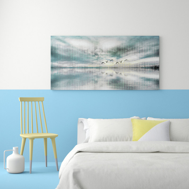 Parvez Taj - Wrapped Canvas Painting, 45cm H x 91cm W