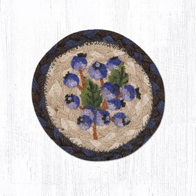  IC-312 Blueberry Printed Coaster 5"x5"