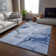 Premium Machine Washable Cerrito AMF521 Blue Rug