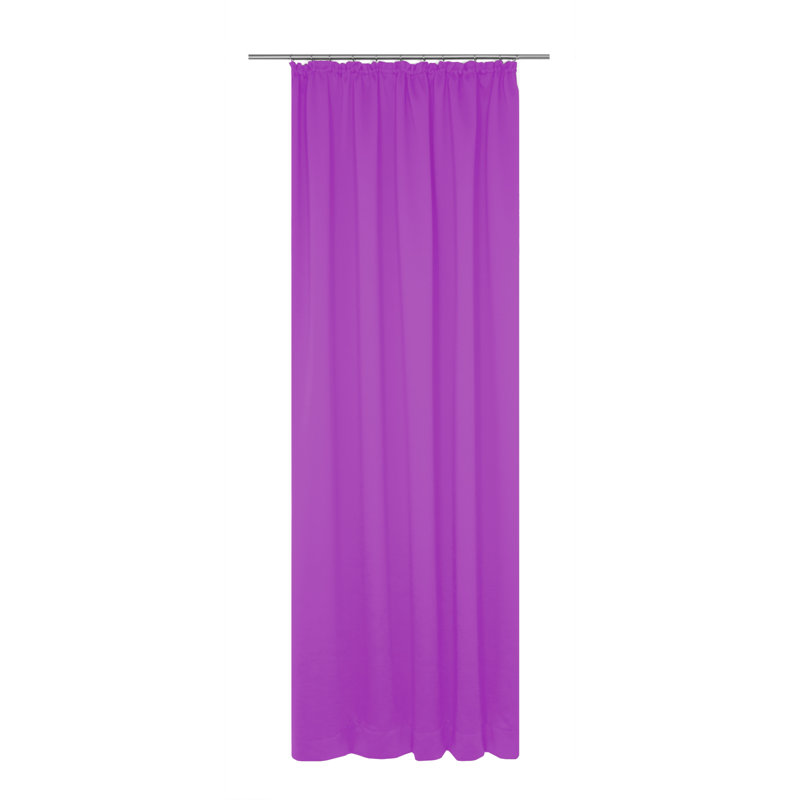 Torquay Blackout Curtain Pair, 145cm Width x 180cm Drop, Purple