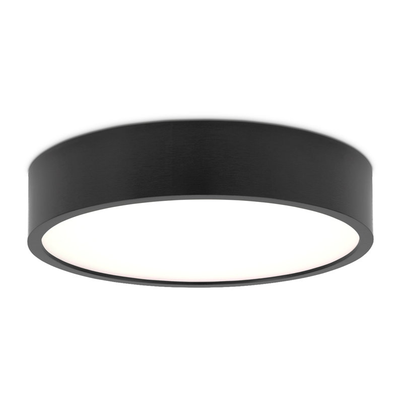Alyose Flush Mount, Black