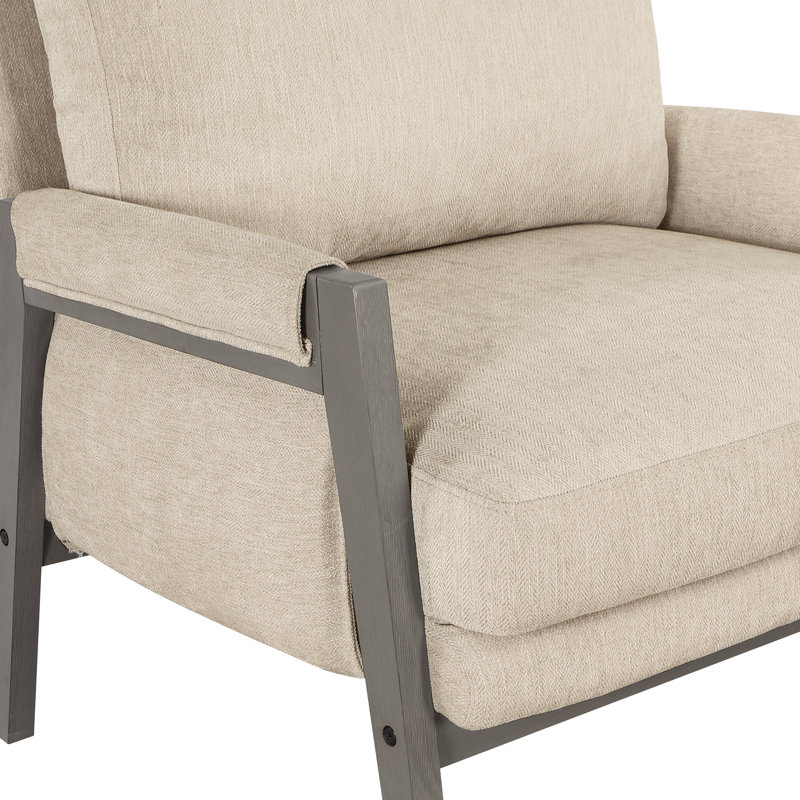 31,5 po de large, Mélange de polyester beige, Gris