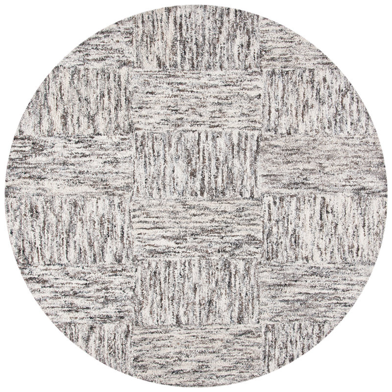 Tapis performance touffeté à la main Dowlen, Rond 6 pi