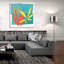 «Grasses I» par Jan Weiss, art mural en verre acrylique-407077525