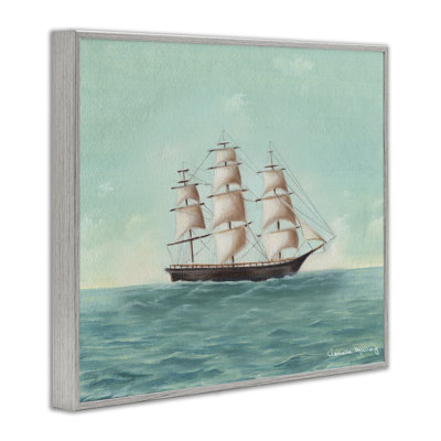 «Classic Ship on Voyage», estampe numérique, conception de Danielle Murray