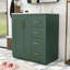 Meuble-lavabo simple en bois avec lavabo en céramique, armoire et tiroirs de rangement Whittier-2009915594-2009915596