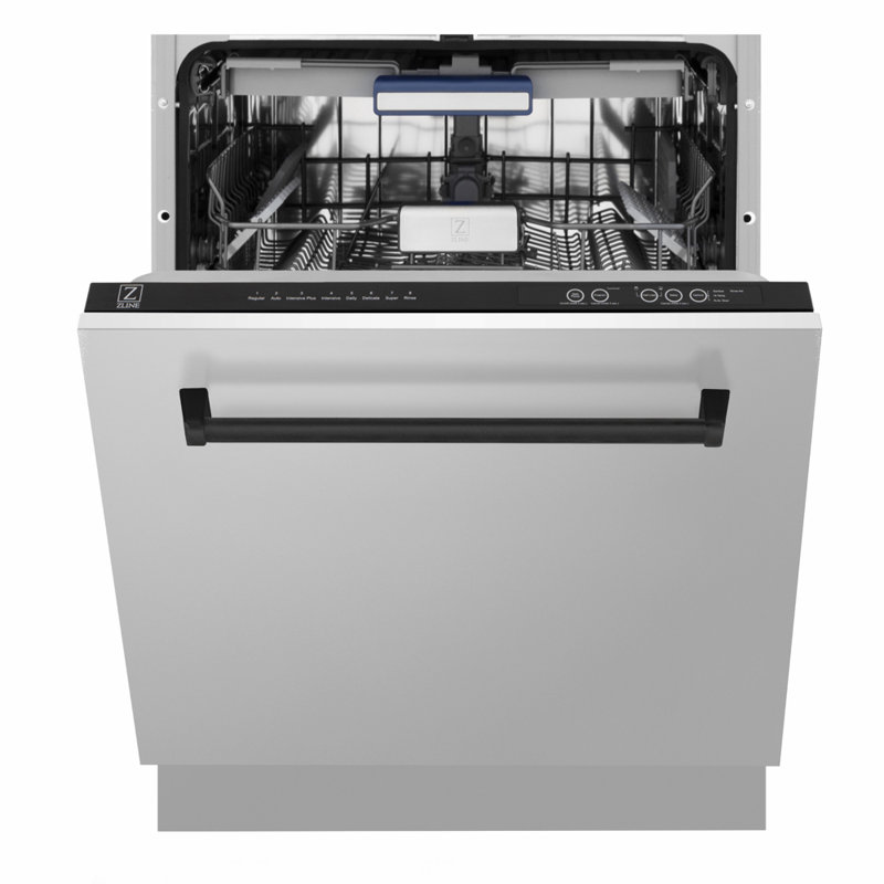 Zline Autograph Edition 24" 51 dBA Built-In Button Control Dishwasher, Matte Black