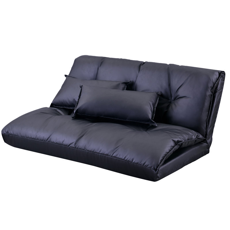 Canapé inclinable 3-en-1 Lazy Sofa, Noir