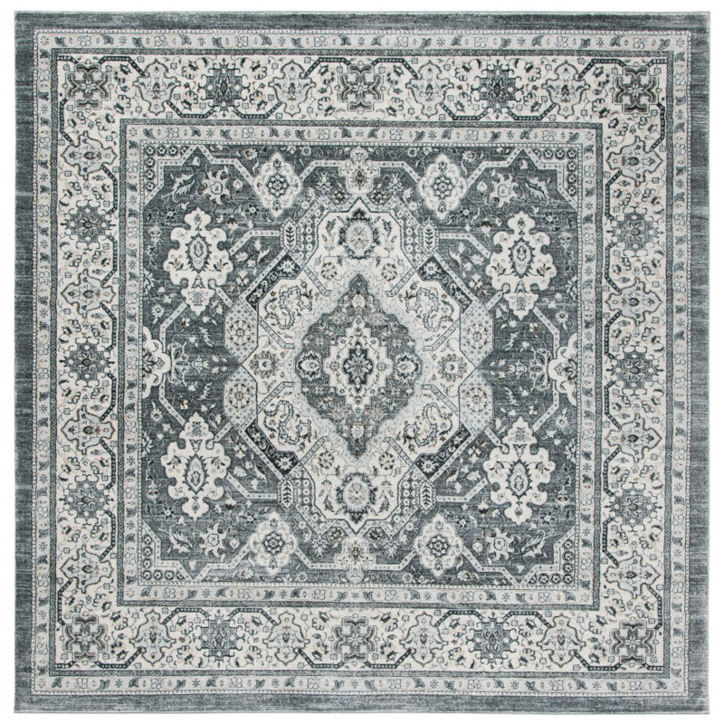 Tapis oriental performance Aaylie, Carré 8 pi