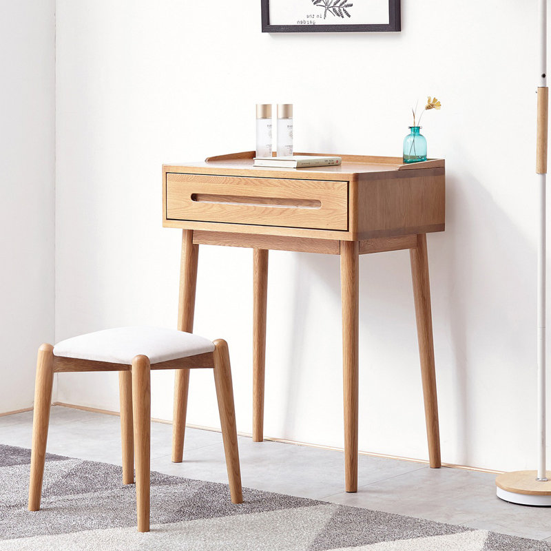 Bureau en bois naturel 60 cm