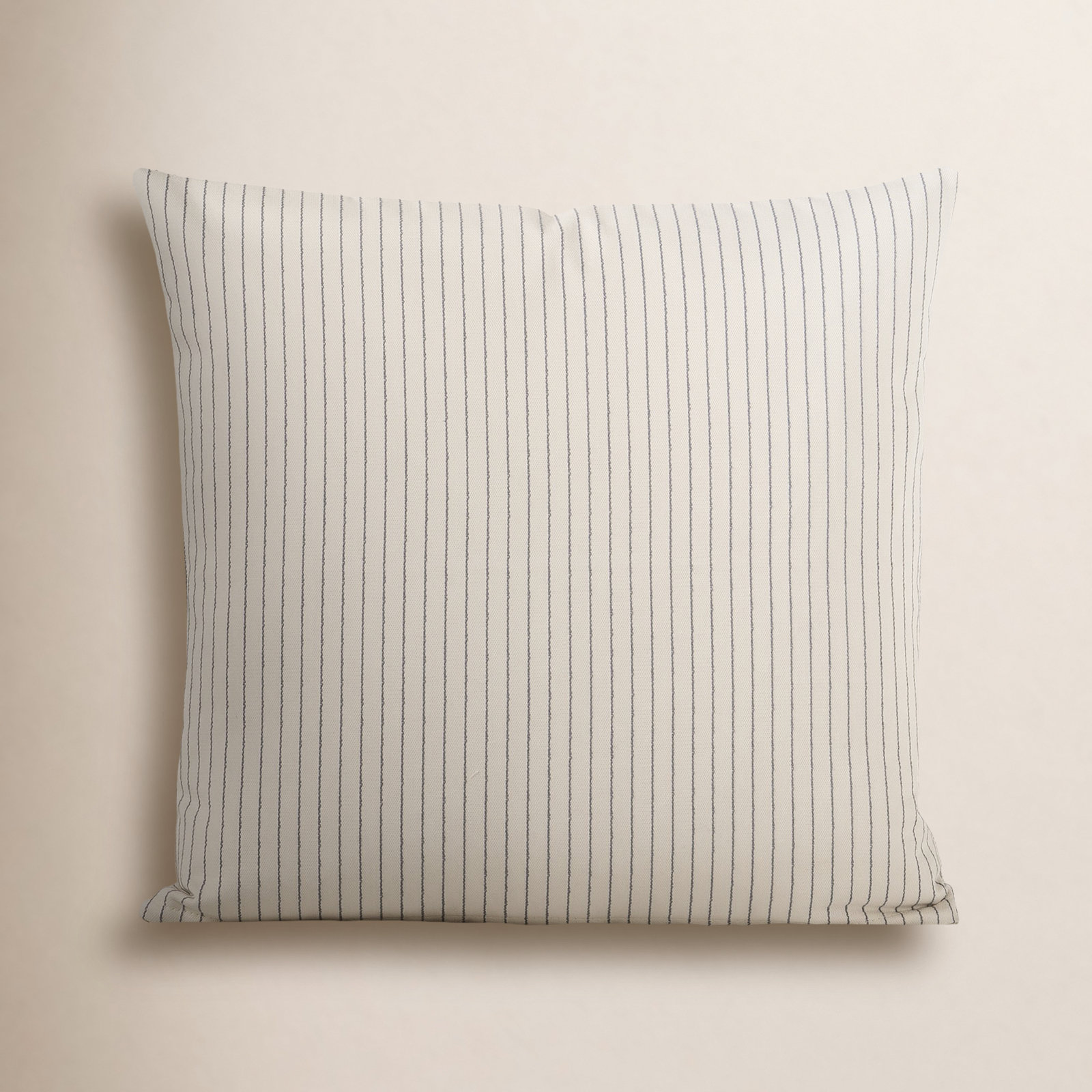 Hadwyn Cotton Throw Pillow, Chambray, Square 16", Polyester