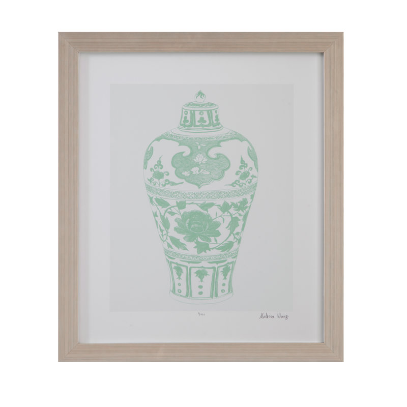Mint Vases I Framed Print
