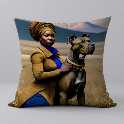 Reversible Throw Pillow