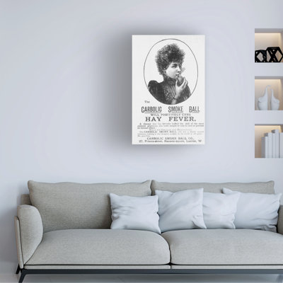 English School The Carbolic Smoke Ball, A Cure For Hay Fever Canvas Art