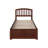 Florio Solid Wood Platform Bed with Footboard and Trundle-1443273823-1443273817