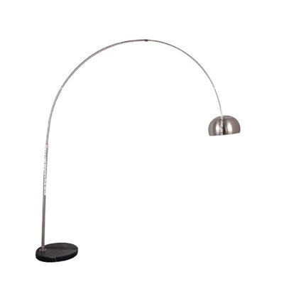 Biaggio 85'' Chrome Arched Floor Lamp