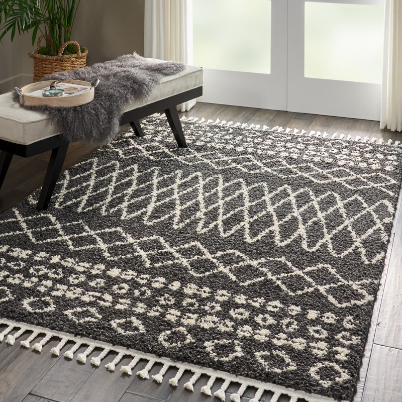Camille Geometric Area Rug, Rectangle 119 x 201cm